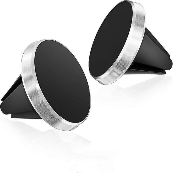 Universell Bilhållare Aluminium 2-pack, Silver