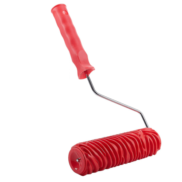 7inch Embossed Stripe Painting Roller With Handle For