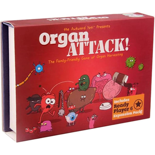 Kortspil til den akavede Yeti Organ Attack! (engelsk version)