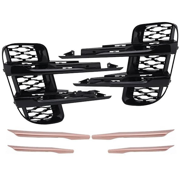 Venstre Front Tåkelys Grill Trim Tåkelampe Strimler Trim Deksel For Range Rover Evoque 2020 2021