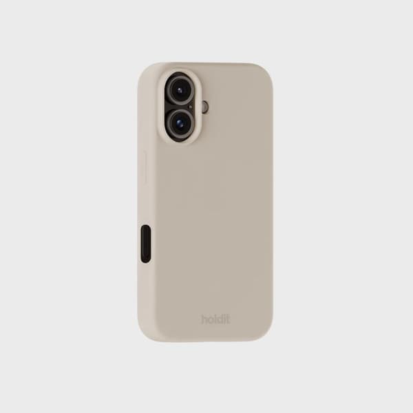 holdit iPhone 16 Mobilskall Silikon Lys Beige 48