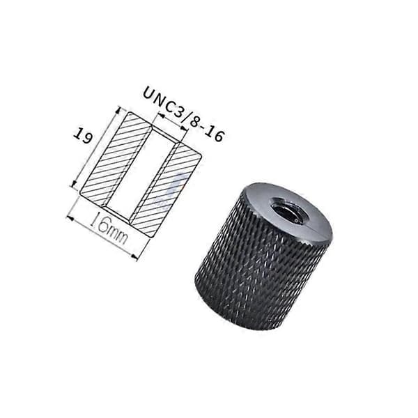 Adapter til stativgevind 3/8 hun til 3/8 hun 5-pak 3/8-16