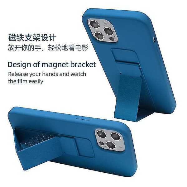 Passer til Apple 12 Mini Holder Flydende Silikone Cover