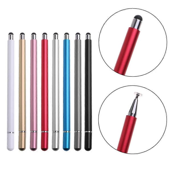 Kapacitiv Stylus 2-i-1 Universal Touch Screen Tegnepen til telefon Tablet Blue