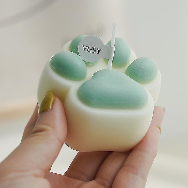 3 stk Cat Paw Candle Aromaterapi Candle Home Decoration