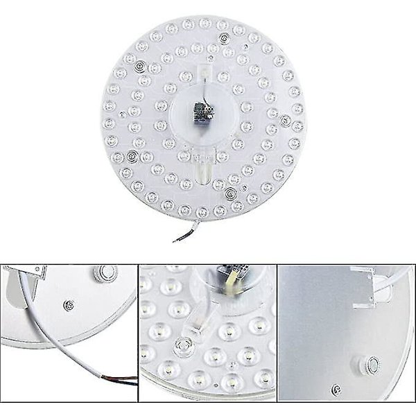 230v 24w Led-moduuli - Muuntopakkaus magneettipidikkeellä - Kattovalaisimeen, seinävalaisimeen - Valkoinen [energiatehokkuusluokka A+]