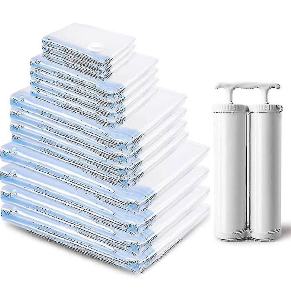 Vakuumpose til madrasser / dyner Opbevaringsposer - Pladsbesparende Vakuumopbevaringsposer til ekstra stor latex / svampemadras Tung - tyk plastik