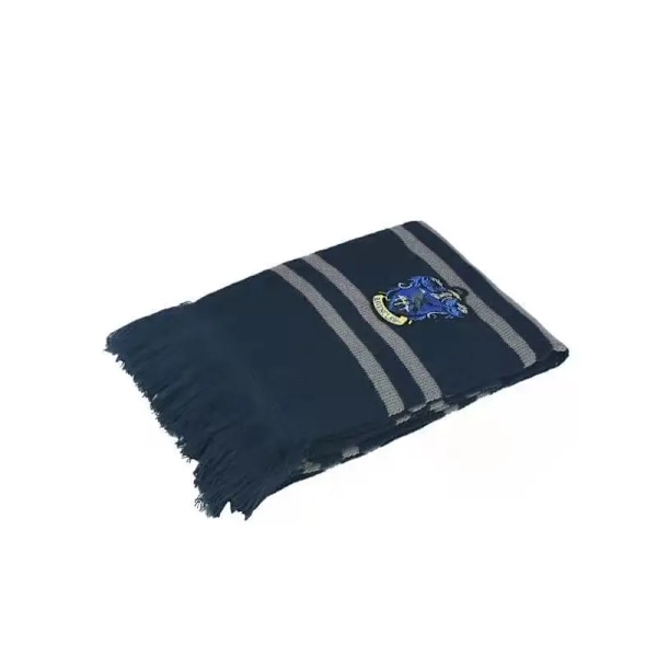 NY Harry Potter Halstørklæde Varm Tyk Slytherin Hogwarts College Badge Ravenclaw Hermione Gryffindor Kvaster Halstørklæde Tilbehør Gaver Blue