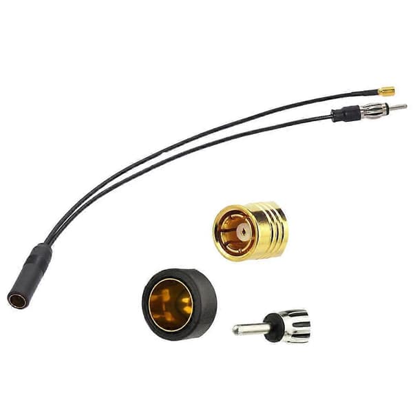 DAB & FM/AM Bilradio Antenne Adapter Splitter Forlængerkabler Erstatning