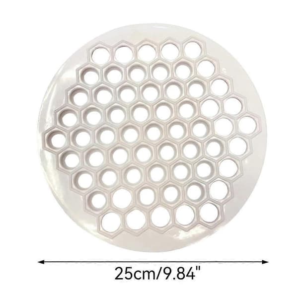 61-hullers Dumpling Maker Form 25cm Plastik Dejpresse Køkkenredskab