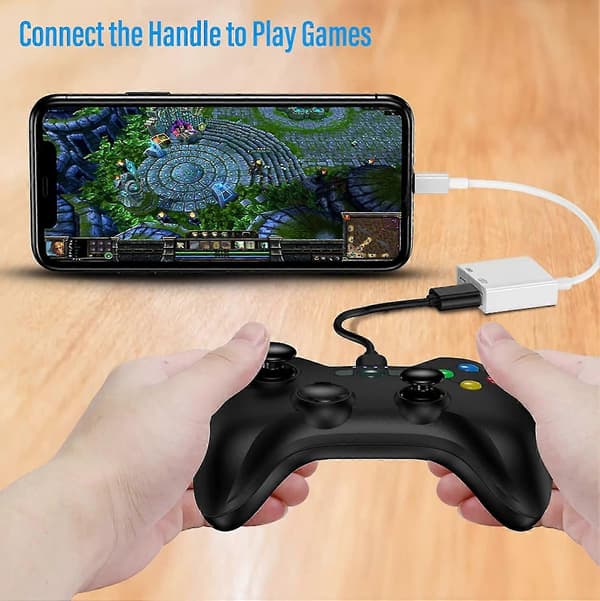 Lightning til USB-kameraadapter med ladeport, Apple MFi OTG