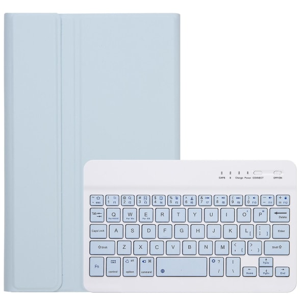 Tastatur+etui til Samsung Galaxy Tab A7 Lite 8.7 T220 / T225 White Ice Orchid