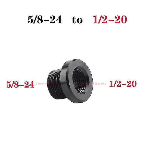 1 stk. 5/8\" X 24 til 1/2-28 til M14x1 til M14x1.5 til løbsgevindadapter - God M14*1.5