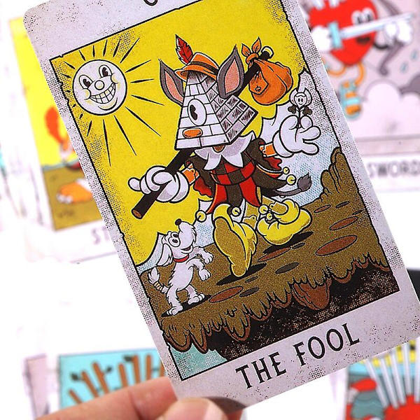Mystical Medleys A Vintage Cartoon Tarot Fortune Telling Game Divination Tools For All Skill Levels
