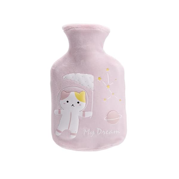 Vinter Varmtvannsflaske for Smertelindring Varmeterapi Flott Gave til Kvinner, 350ml