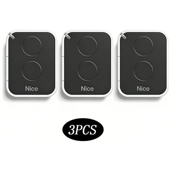 Pakke med 3 NICE Era-One ON2E fjernkontroller, Frekvens 433,92 MHz Black