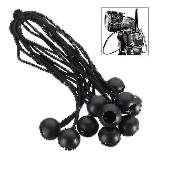 50 st Tält Hög Elastisk Bollband Plast Bollhuvud Bungee Snören Trampolin Bagage Bälten Tältband