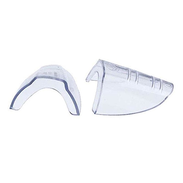 2-pack Glasögon Sidogard Transparent Elastomer Plast Assistent Skyddsglasögon Skydd för Dagligt Liv
