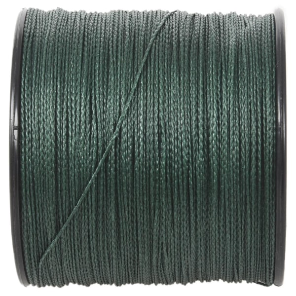 500m 100lb 0,5mm stærk flettet fiskeline Pe 4 tråde mørkegrøn