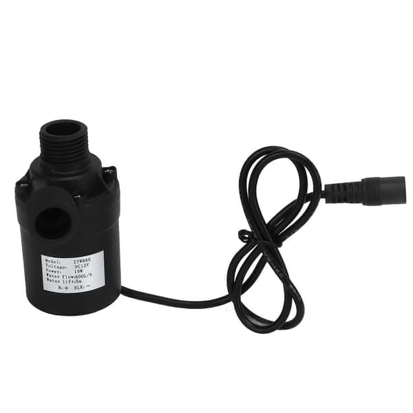 Solvattenpumpkit 30W Polykristallint Kisel 800L Per Timme Solcellsdriven Vattenpump för Husbil Växthus Camping