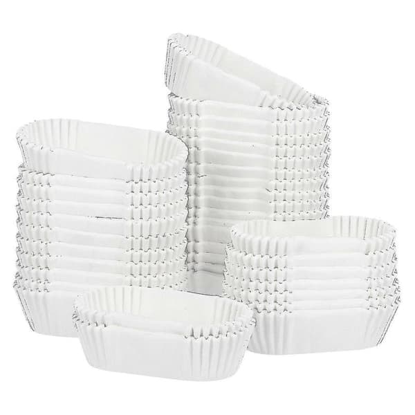 1000 stk. Ovale kageforme Engangs bageforme Bageform Wrap Papir Bådform Kageforme til kager Muffins[HhhhS] As Shown