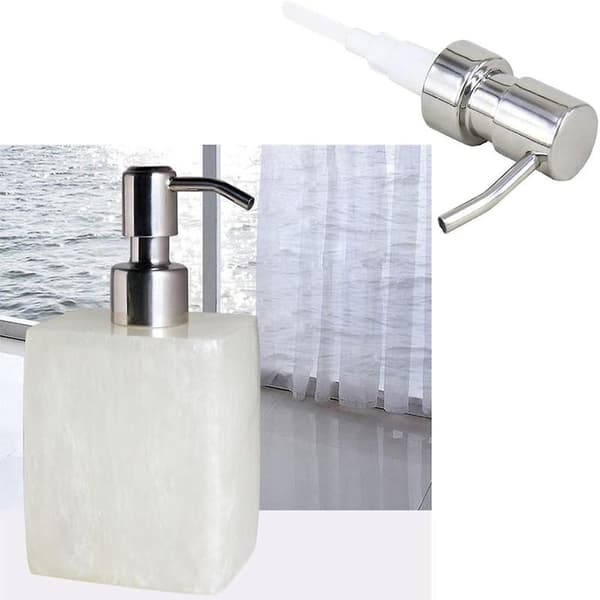 Sæbedispenser Rustfrit Stål Lotion Dispenser Låg Holder 1\" Diameter Flaske