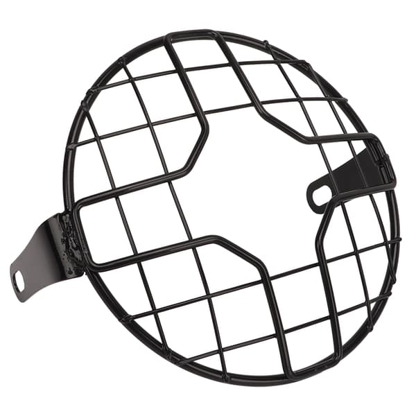 Motorcycle Headlight Guard Grill Headlight Mesh Grill Cover Universal for Motorcycle with 6.5 inch Headlight Section