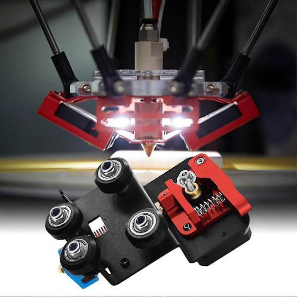 3D Printer Direkte Ekstruder Adapter Støtteplade Simpel Installation Universal Opgradering 3D Printer Dele Black