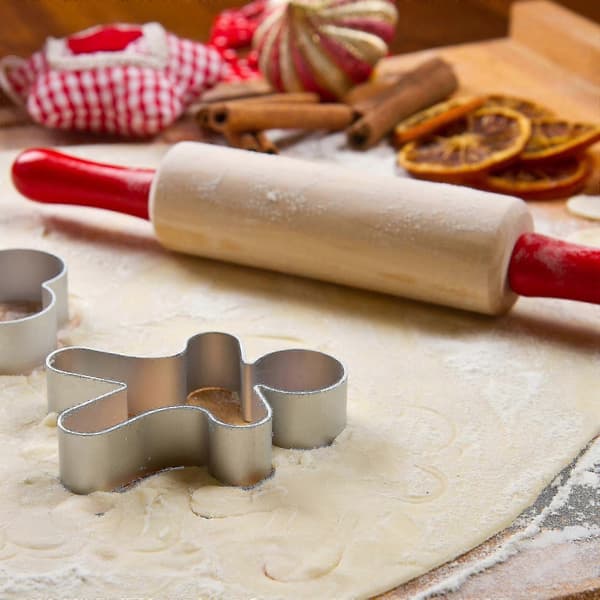 Stykke Pepperkakemann Kake, Kjeks, Bakverk Utstikkere Rustfritt Stål