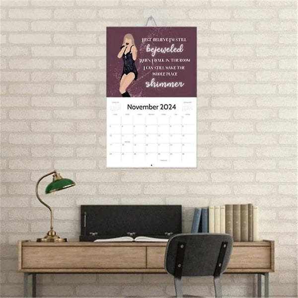 2024 Kalender Taylor Swift The Eras Tour Kalender för Fängåvor