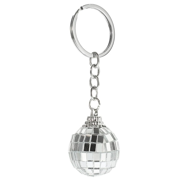 Disco Ball Nyckelring Spegel Disco Ball Nyckelring Nyhet Disco Ball hänge för ryggsäcksväska