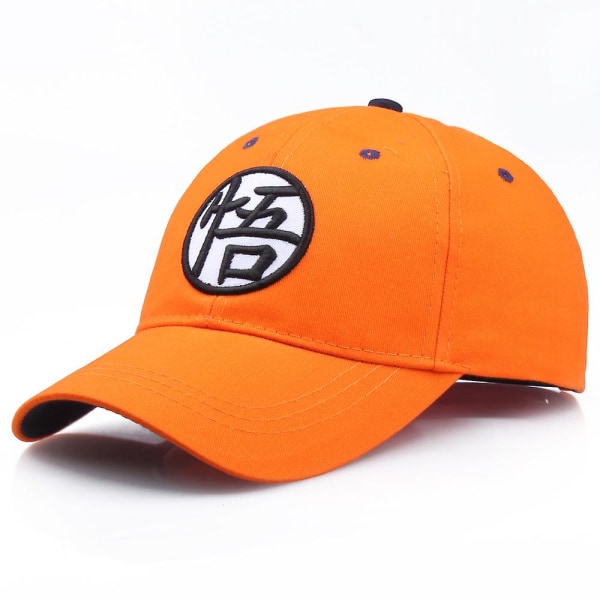 Anime Dragon Ball Broderi Baseball Cap Justerbar Trucker Hat Sports Hat Kvinder Mænd Gaver Orange