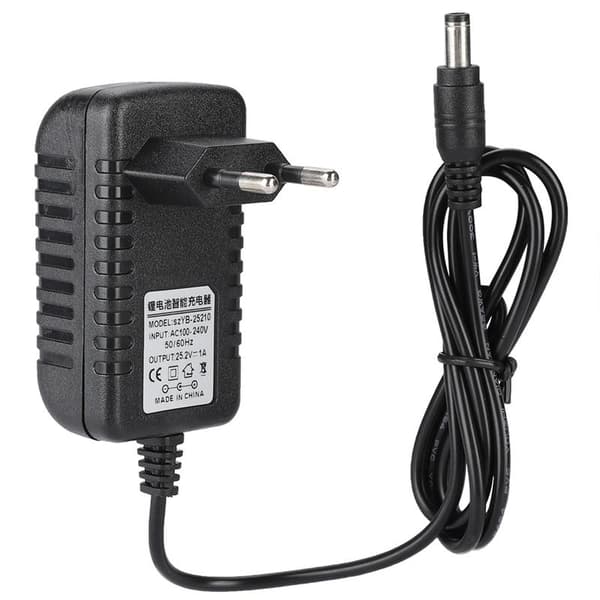 25.2V 1A Hurtigoplader til Li-ion Batterier, 100-240V Indgang med Multi-Beskyttelse[JUN]