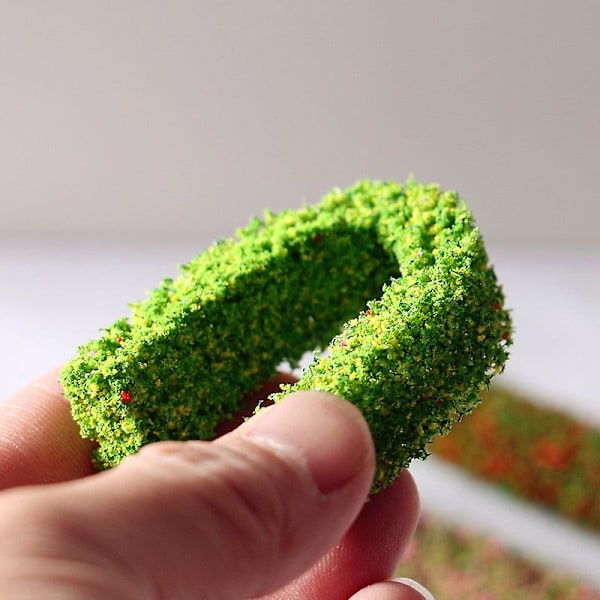 Miniatyr möbler leksak dockhus DIY dekoration tillbehör mini blomsterbädd buske