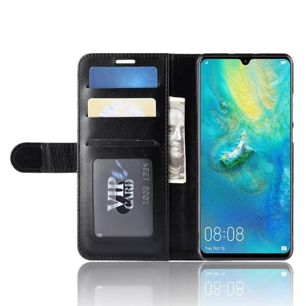 Huawei P30 Pro - Pung Etui - Sort Sort Black Svart