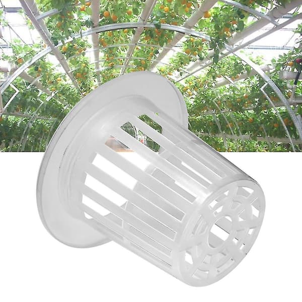 10 st/set Andningsbar Hydroponisk Plastkorg för Trädgårds- och Balkongplantering 5 5