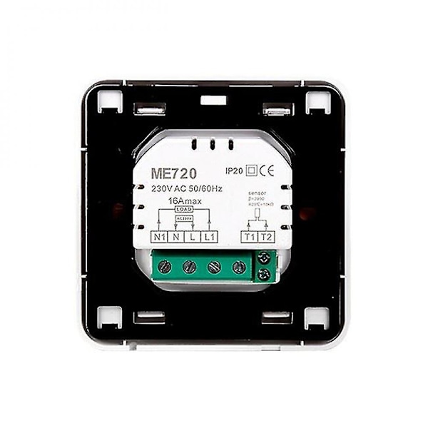 Golvvärmetermostat, AC 230V 50/60Hz 16A Temperaturregulator