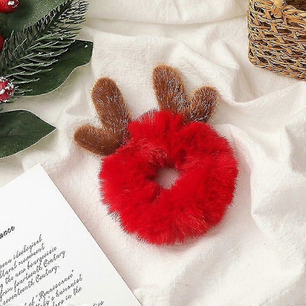 Jianghuo New Christmas Hairpin Antler Hair Clips Deer Ear Christmas Party Headbands Festival Rubber Bands Ball Hair Accessories Gifts