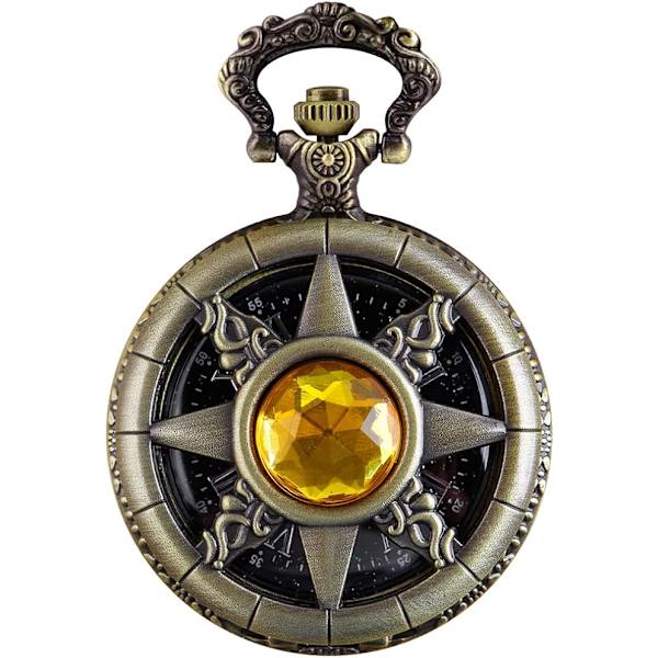 Antik Steampunk Kvarts Taskukello Riippuva Kaulakoru Ketju Lahja Miehille, Taskukello Miesten Kvarts Taskukello Hihna Lahjapakkaus