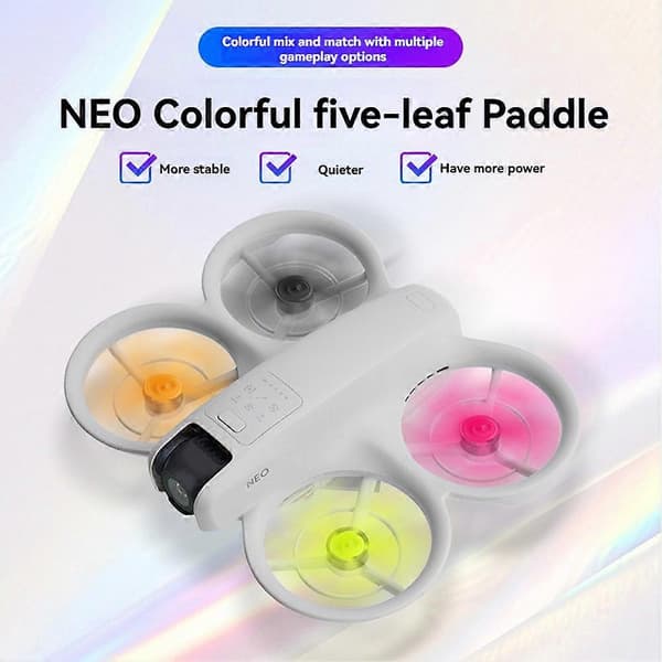 5-bladet propel til DJI NEO Drone Farverige propelblade reservedele til DJI NEO tilbehør grå Grey