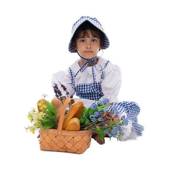 Piger Gingham Kjoler Ternet Stropløse Nederdele Dans Fluffy Tutu Børn Prinsesse Kjole Eventyr Kostume Halloween Cosplay M