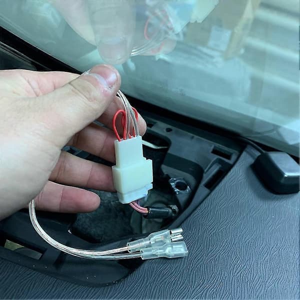 2 stk. bil-diskant Dash Front højttaler ledningsnet kabeladapter passer til Tacoma 2016 2017 2018 2019 white