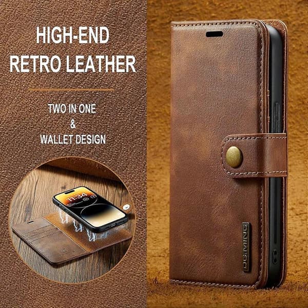 Magnetisk pung-etui kompatibelt med iPhone 16[JUN]