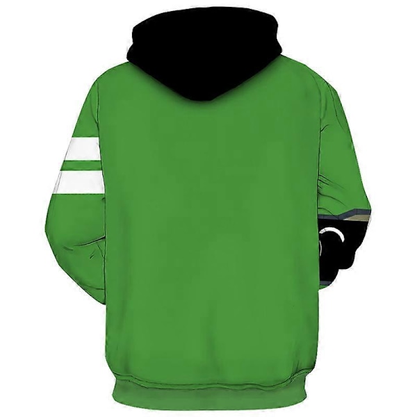 Ben 10 Ultimate Omnitrix Cosplay Hoodie 3D-trykt Hættetrøje Mænd Kvinder Casual Streetwear Lynlåsjakke Frakke 1 5XL