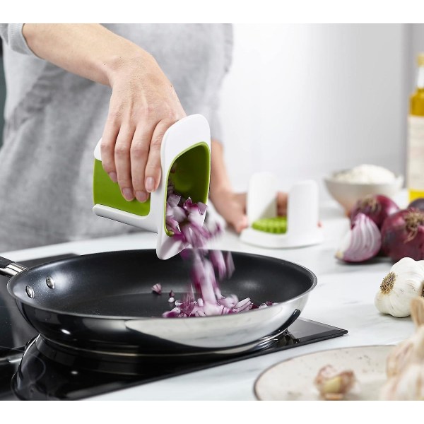 Joseph Chopcup Grøntsagshakker Frugt Cutter Veg Terningmaskine Rustfrit Stål Hvid