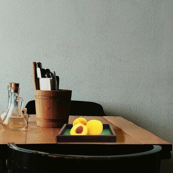 Begonia Mønster Træ Serveringsbakke til Opbevaring Multi-Anvendelig Snackholder