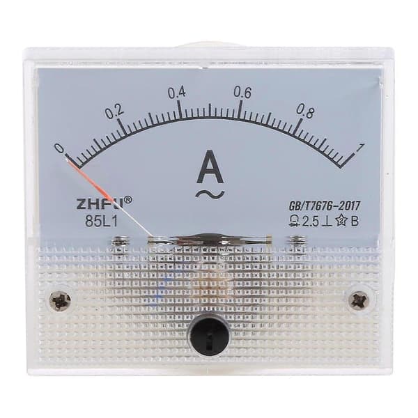 85L1 Analog AC Panel Amperemeter med Dial Pointer Strömmätare för Elektrisk Mätning 1A