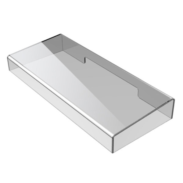 Tangentbordsdammskydd Transparent Stark Akryl Tangentbordsöverdrag Lätt Att Rengöra Skrivbordstangentbord 375x15 White