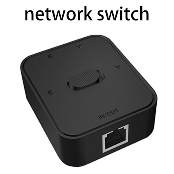 Högpresterande Ethernet Smart Switch Hög hastighet 100/1000mbps Rj45 Splitter