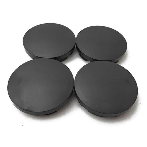 4 st 56 mm Bilhjul Navkapslar Universal ABS Fordonsdäck Fälgskydd Silver